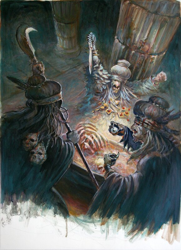 Grées by Régis Moulun - Original Illustration