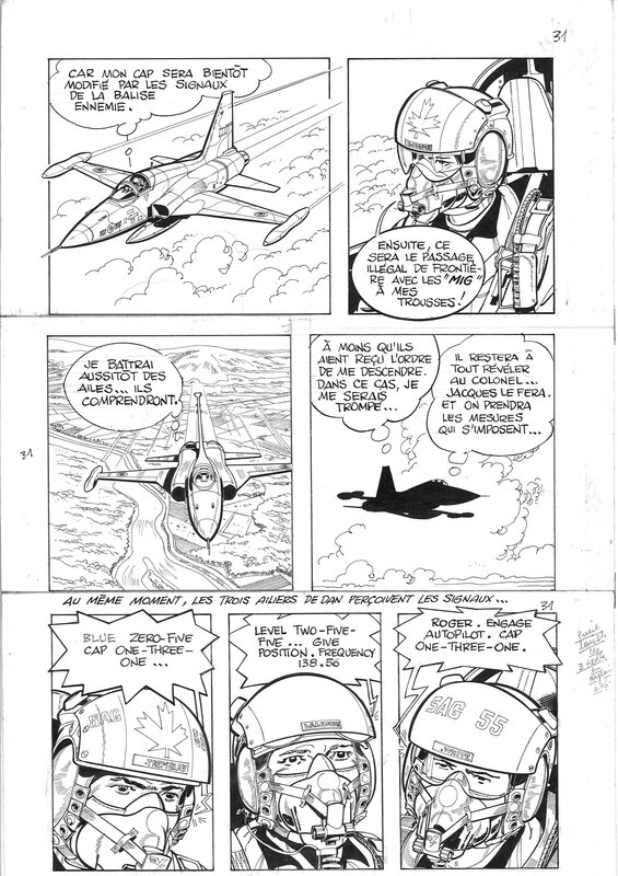 Weinberg Albert - Dan Cooper - planche - Comic Strip
