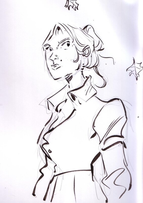 Silas Corey by Pierre Alary - Sketch