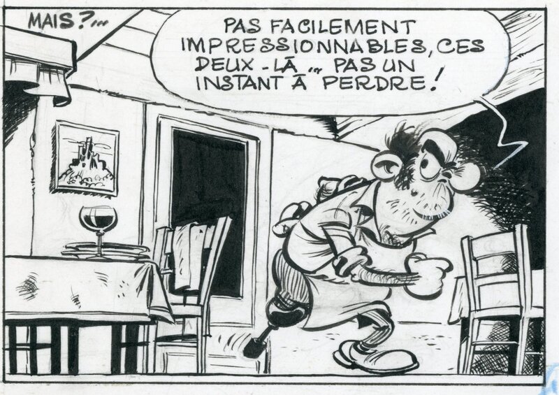 Jean-Claude Fournier, Spirou Le faiseur d or - Planche originale