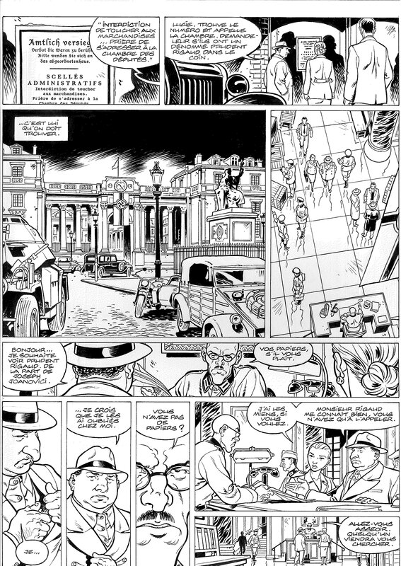 Sylvain Vallée, Fabien Nury, Il était une fois en France page - Comic Strip