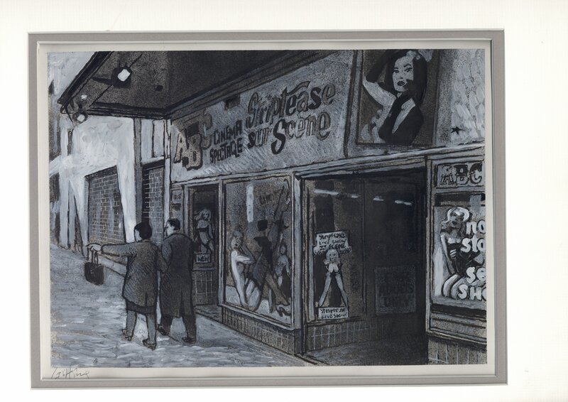 Jean-Claude Götting, Bruxelles - Cinéma ABC - Original Illustration