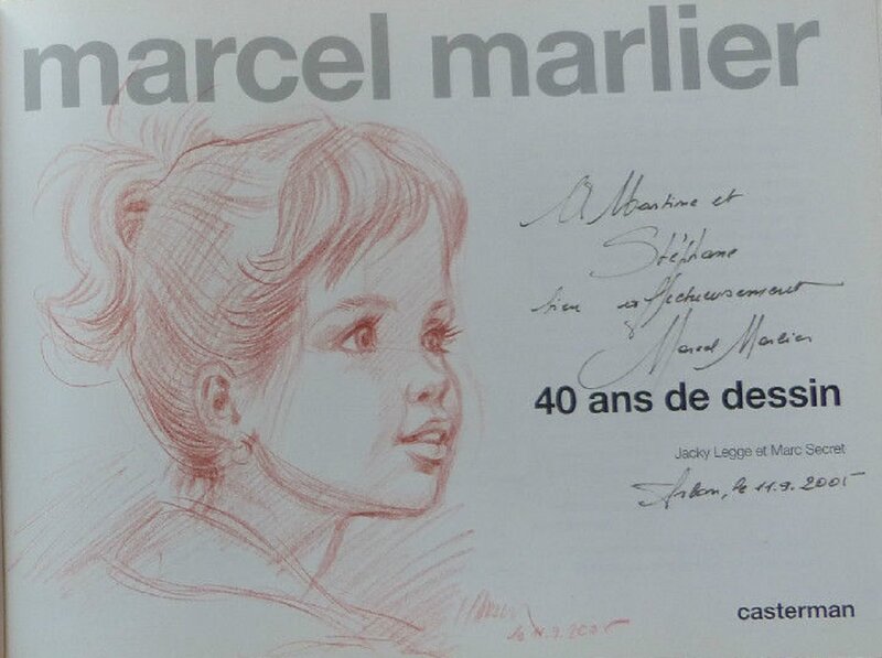 Martine par Marcel Marlier - Dédicace