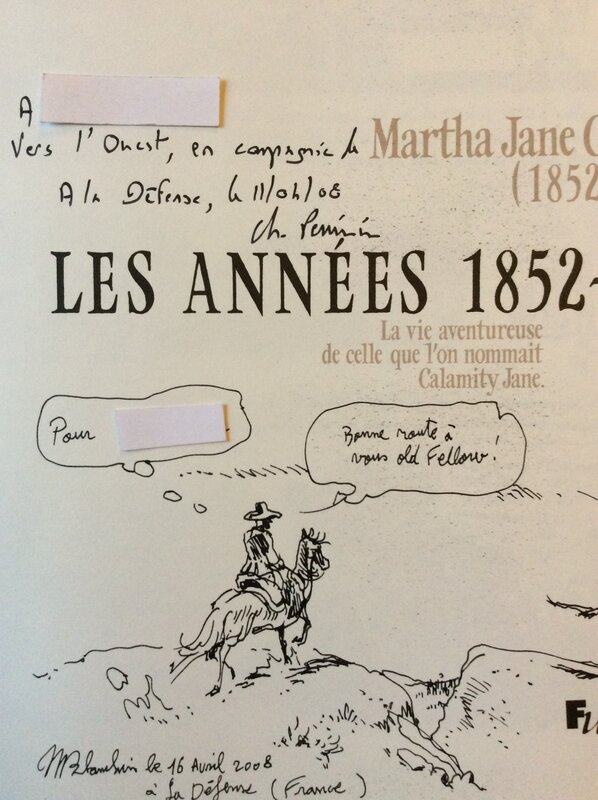 Martha Jane Cannary by Matthieu Blanchin, Christian Perrissin - Sketch