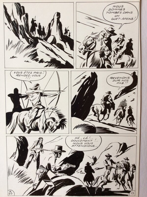 André Oulié, Moreau de Tours, Les aventures de Zorro - Justice de l'ouest - Comic Strip