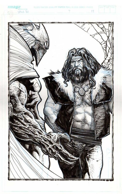 Spawn par Liam Sharp - Planche originale