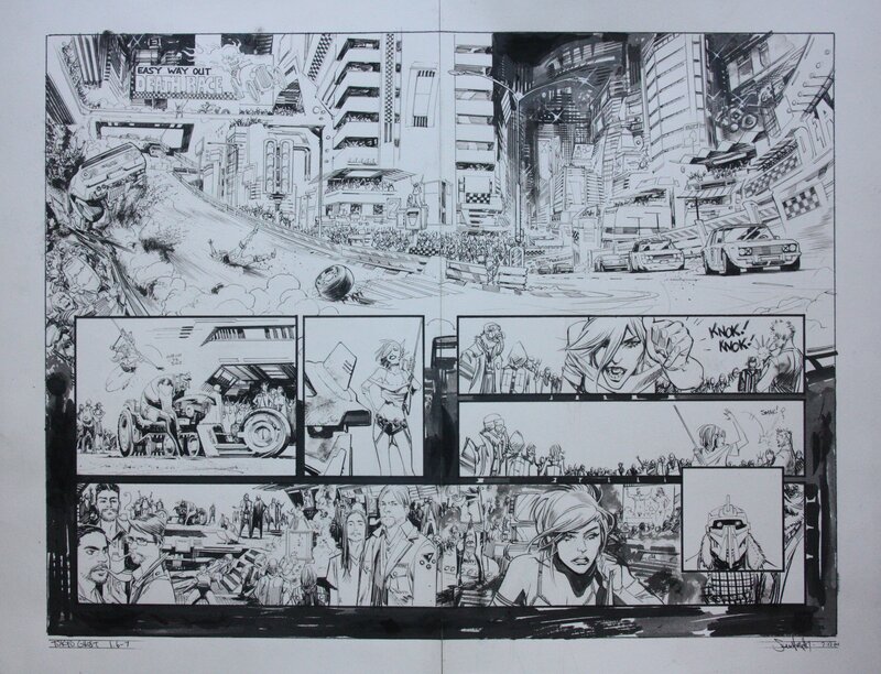 Tokyo Ghost #1 Pg 6-7 Sean Murphy - Planche originale