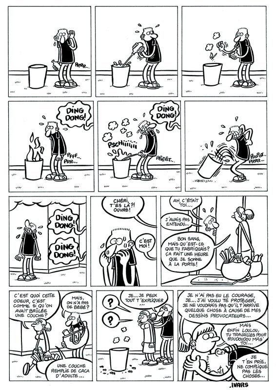 Éric Ivars, Le dessinateur engagé, page 2 - Planche originale