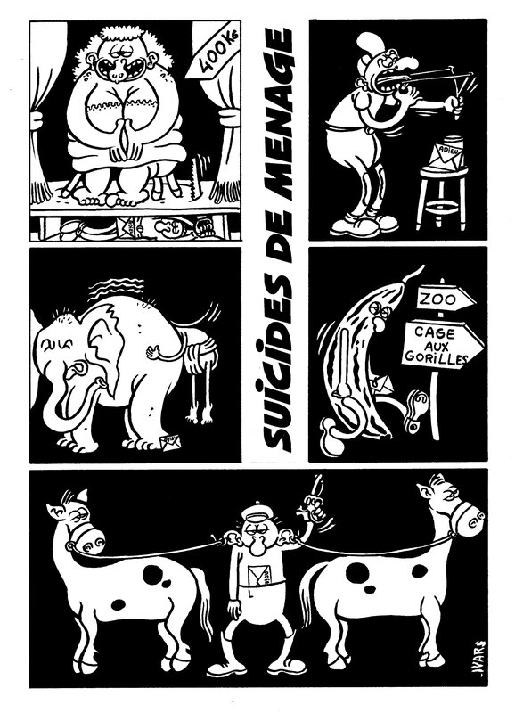 Suicides de ménage by Éric Ivars - Comic Strip