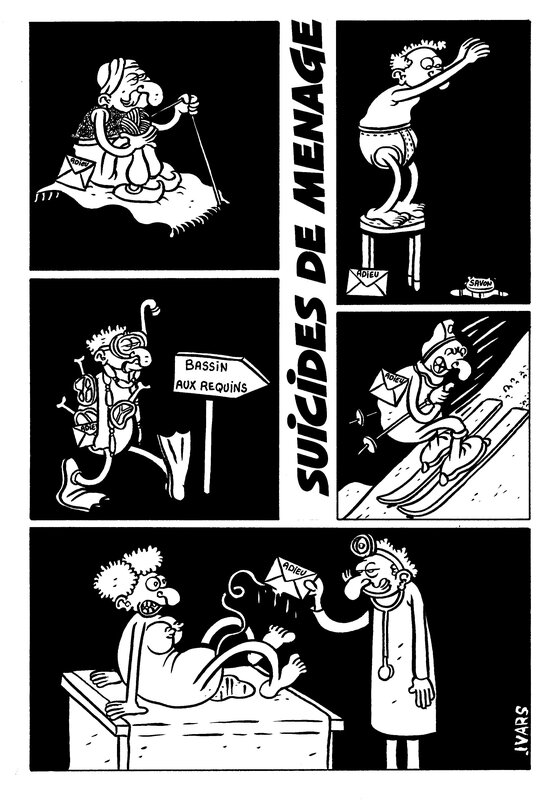 Suicides de ménage by Éric Ivars - Comic Strip