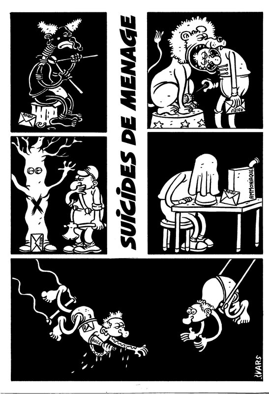 Suicides de ménage by Éric Ivars - Comic Strip