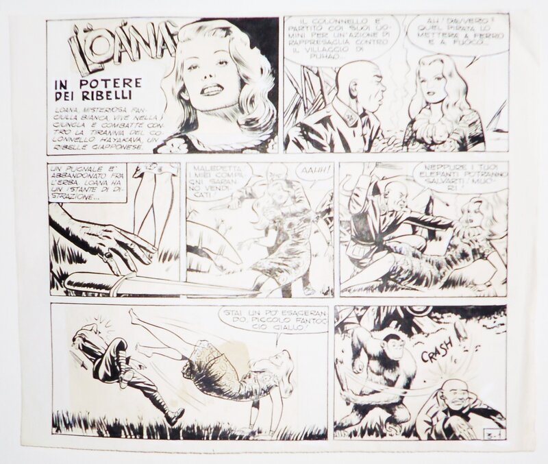 Carlo Marcello, Loana Princesse sauvage...Aventures Paris jeunes circa 1949 - Comic Strip