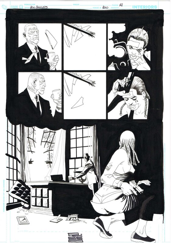 Eduardo Risso, Brian Azzarello, 100 bullets #100 p21 - Comic Strip