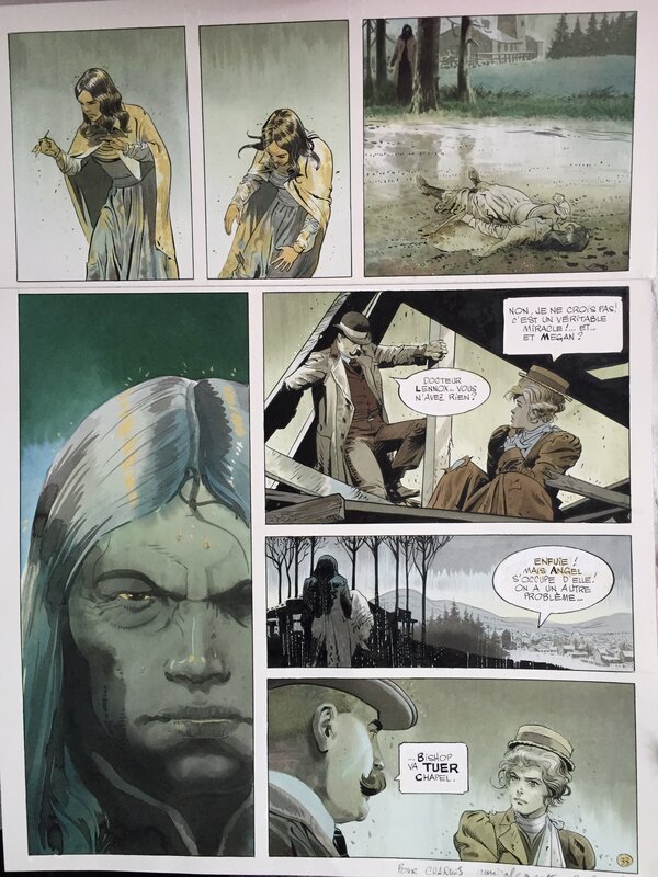 Christian Rossi, W.e.s.t Tome 6 Planche 33 - Planche originale