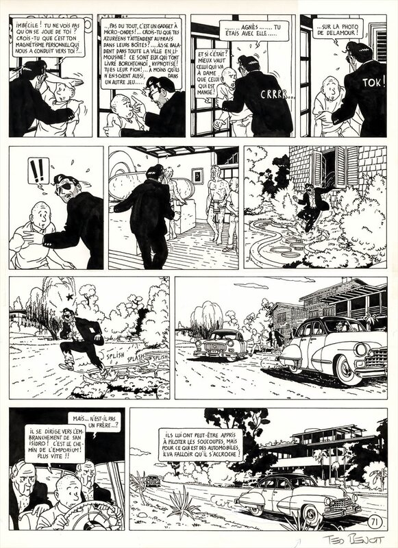 Ted Benoit, Ray Banana - Berceuse Electrique - Comic Strip