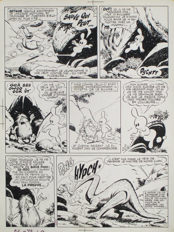 Cézard, Arthur et le Dinosaure - Comic Strip