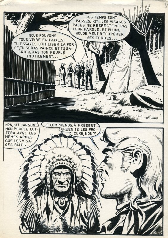 Kit CARSON par Antonio Mas - Planche originale