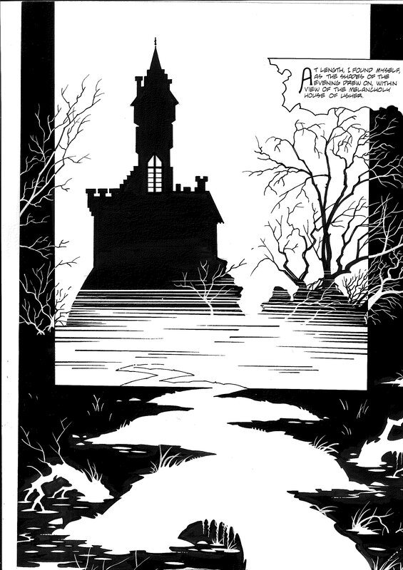 Philip Craig Russell, Jay Geldhof, Edgar Allan Poe, The Fall of the House of Usher - Planche originale