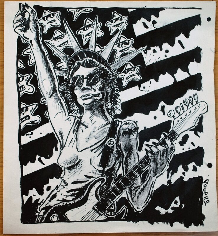 Lou Reed by Poup - Original Illustration