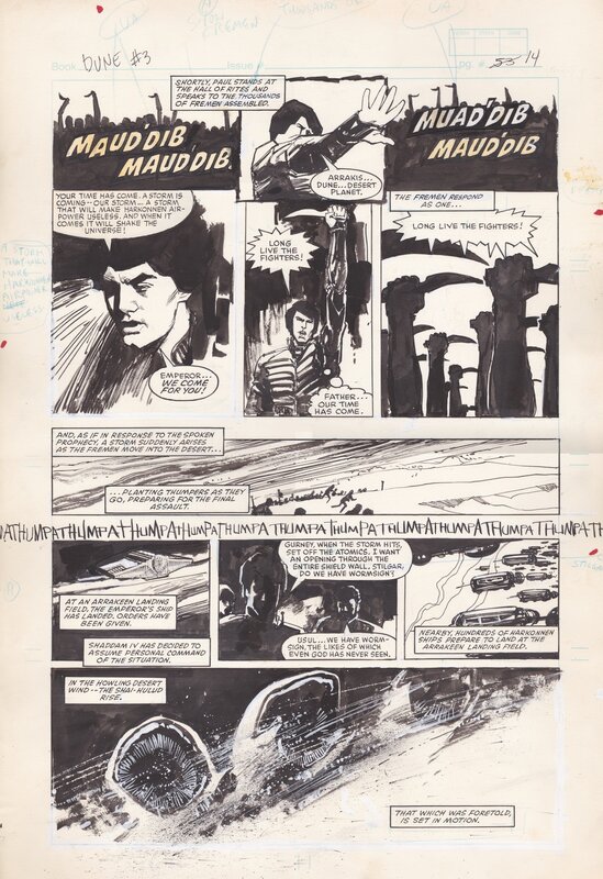 Dune #3 par Bill Sienkiewicz, Ralph Macchio, Frank Herbert, David Lynch