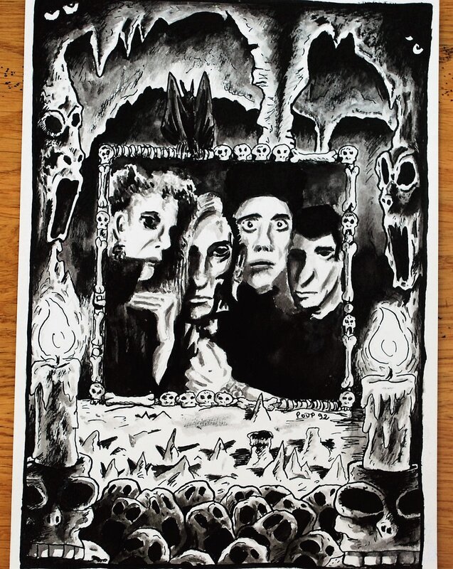 The Cramps by Poup - Original Illustration