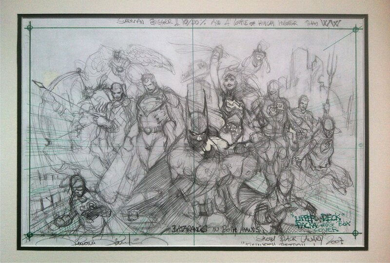 JLA by Simone Bianchi - Original art