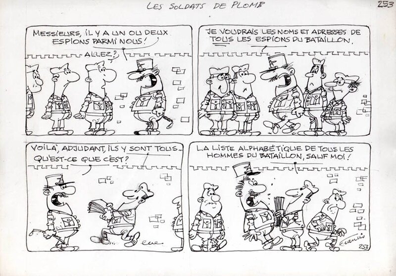 Francis Bertrand, Les soldats de Plome 253 - Comic Strip