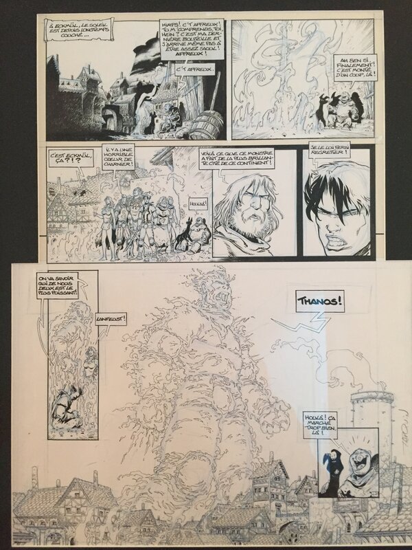 Lanfeust de Troy par Didier Tarquin - Planche originale