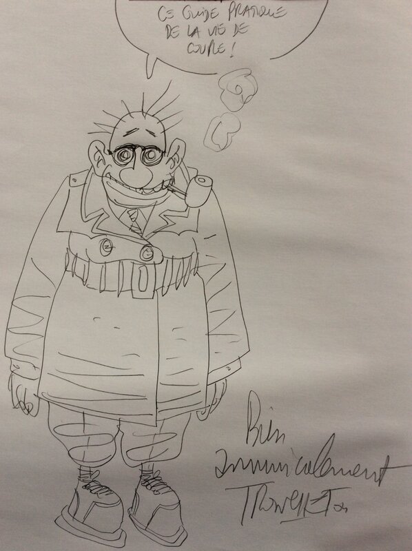 Raymond Calbuth by Tronchet - Sketch