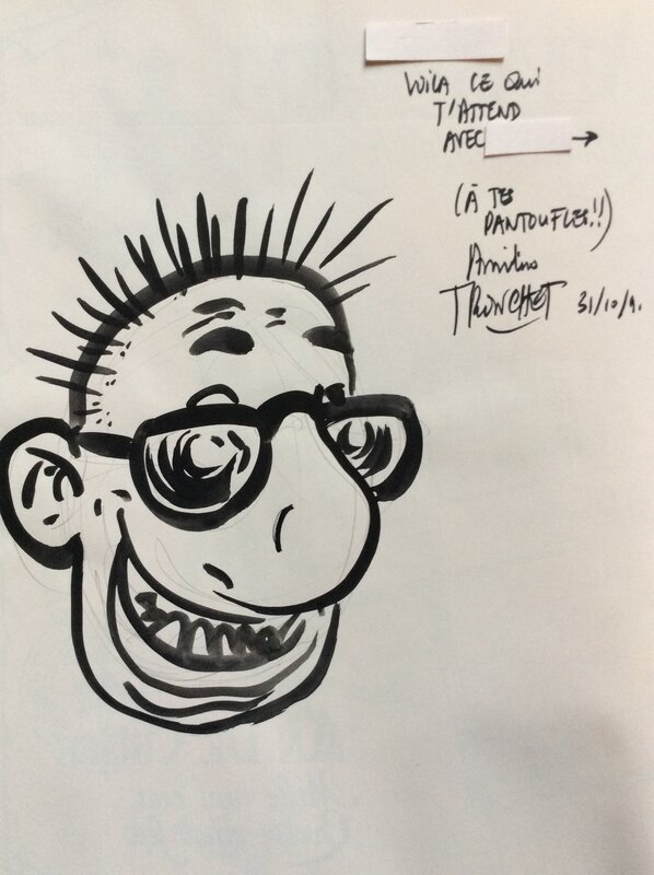 Raymond Calbuth by Tronchet - Sketch