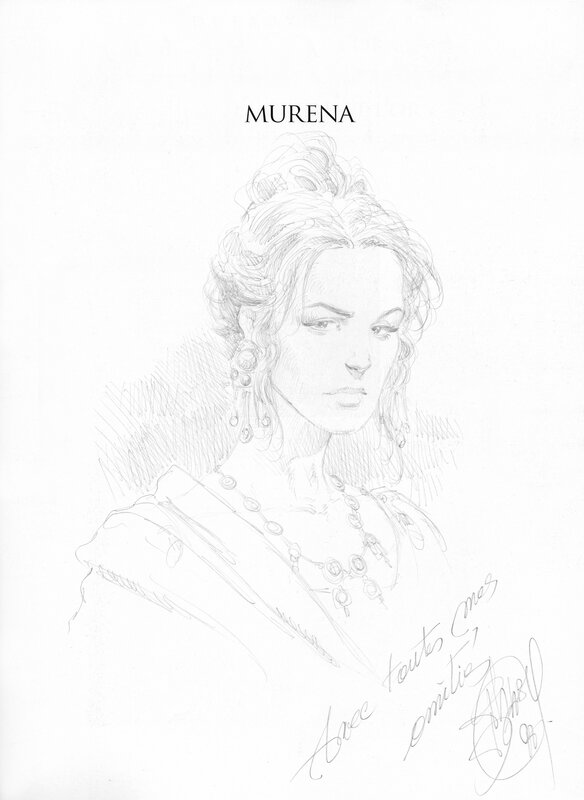 Murena - Agrippine par Philippe Delaby, Jean Dufaux - Dédicace