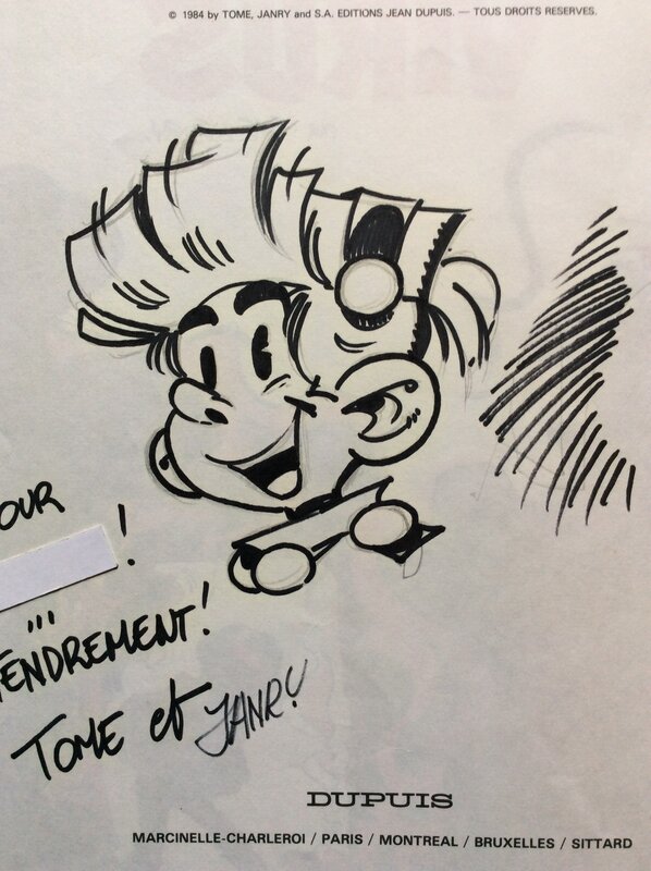 Spirou by Tome, Janry - Sketch