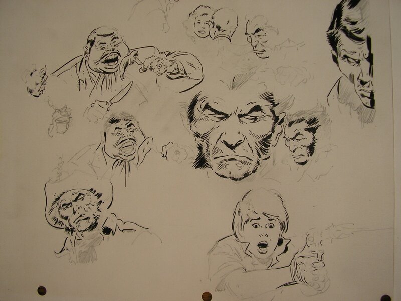 Croquis john buscema - Œuvre originale