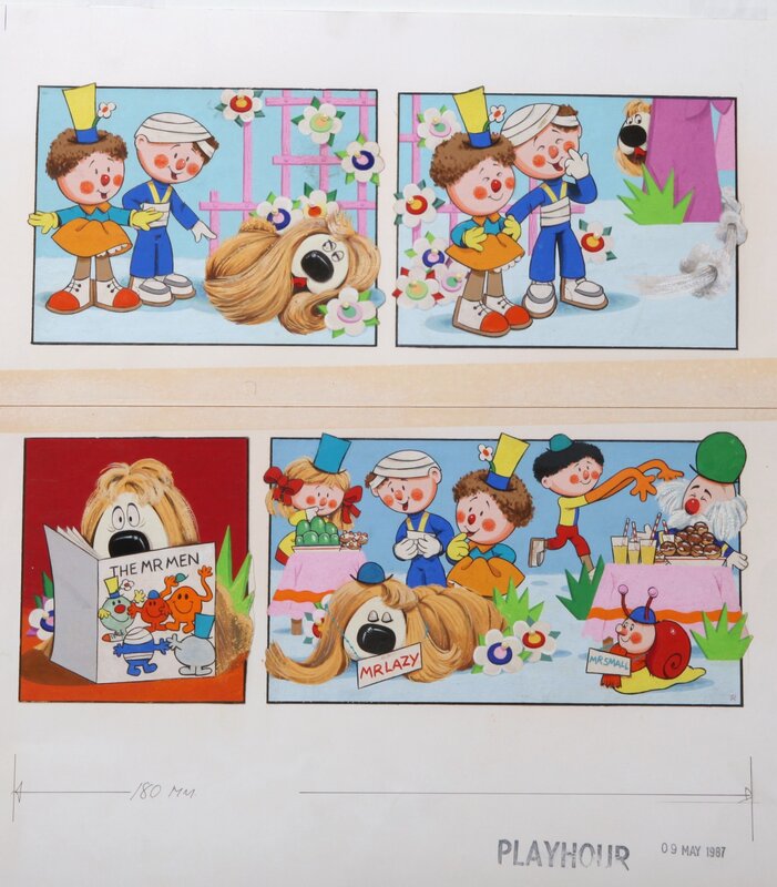 unknown, Le manège enchanté  reussi également en faisant la Manche - Playhour 9 mai 1987 - Comic Strip
