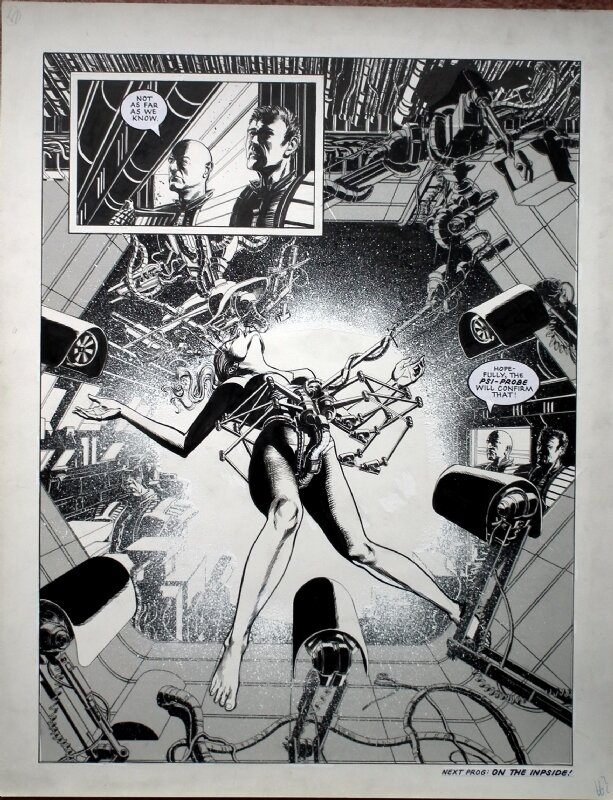 David Roach, Anderson Psi Division - Engram Part 4 - 2000AD Prog 715 - Planche originale