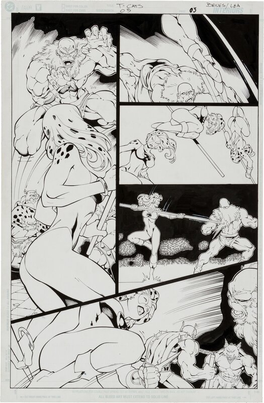 Ed Benes, Rob Lean, Thundercats - The Return #5 p3 - Planche originale