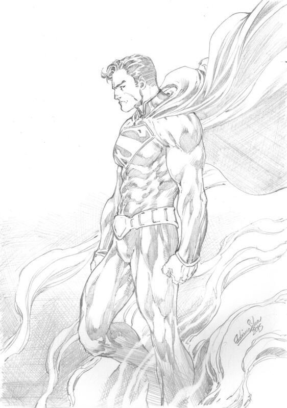 Superman par Ediano Silva - Illustration originale
