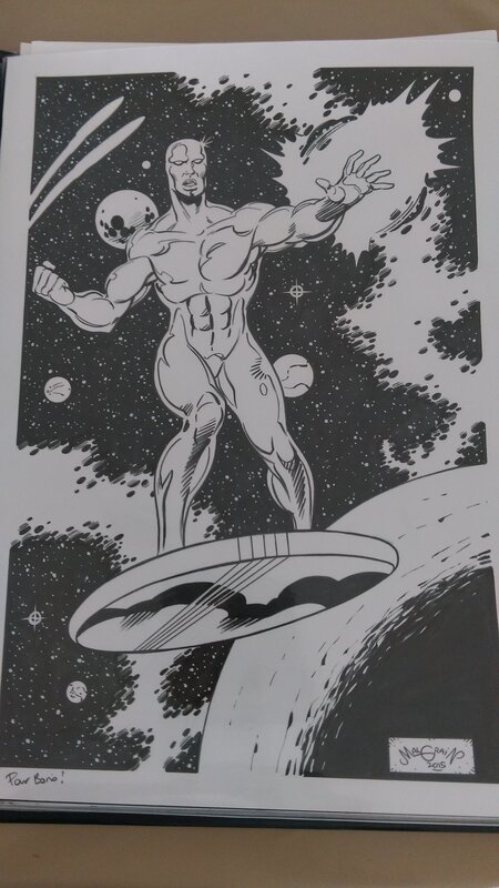 Surfer d'argent par chris malgrain - Original Illustration