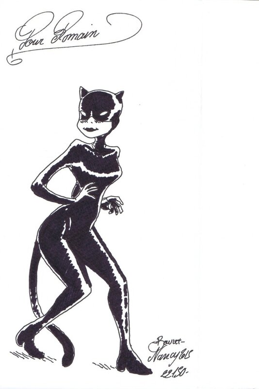 Catwoman par Boulet - Sketch