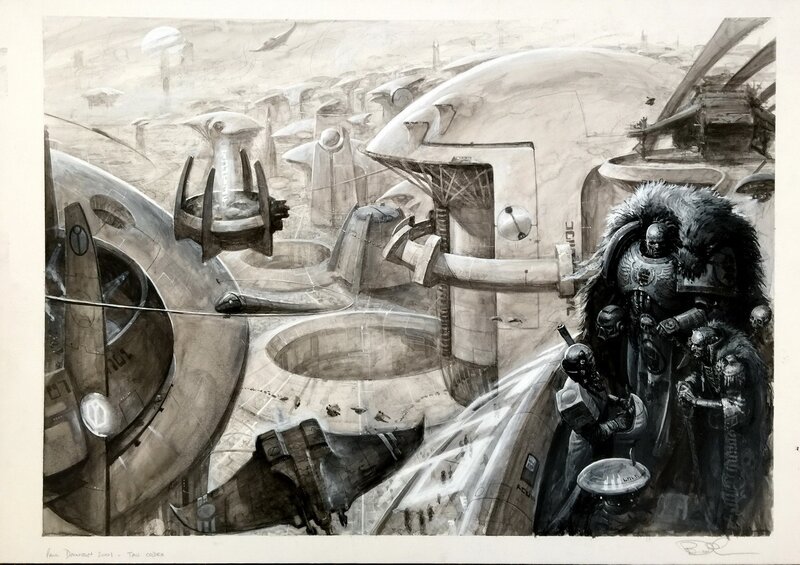 Paul Dainton, Tau Codex - Illustration pour Warhammer 40k - Original Illustration