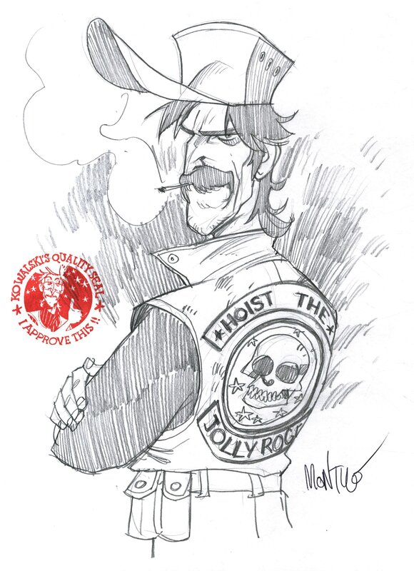 Miki Montlló, Warship Jolly Roger 2 (Kowalski) - Sketch