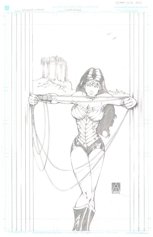 Wonder Woman by Adam Lumb - Original Illustration