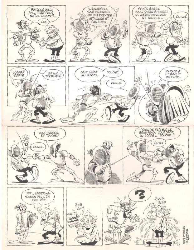 Henri DUFRANNE - Comic Strip