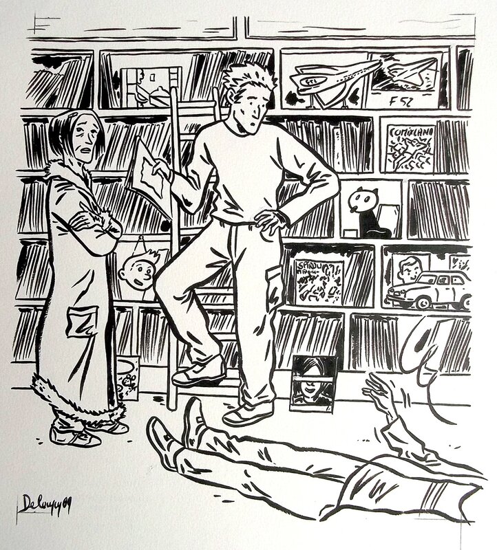 L'inédit by Deloupy - Original Illustration