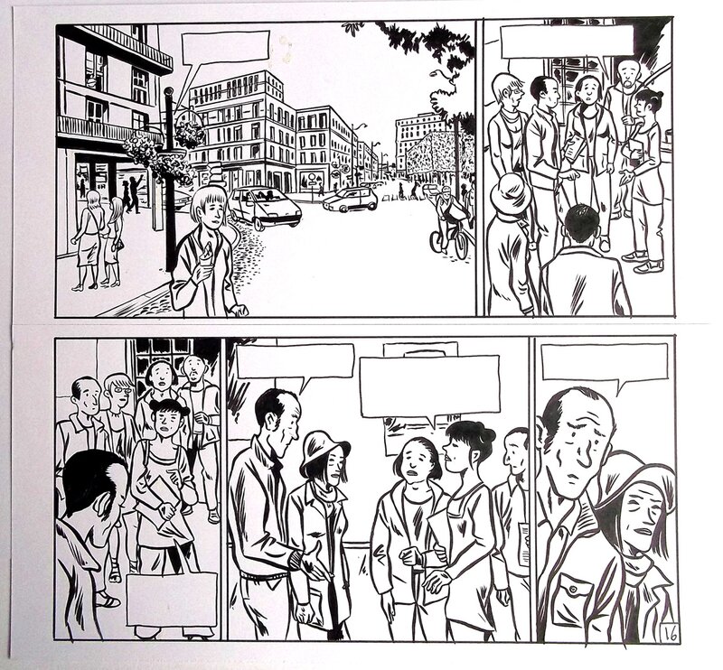 Deloupy, Lucia au Havre planche 16 - Comic Strip