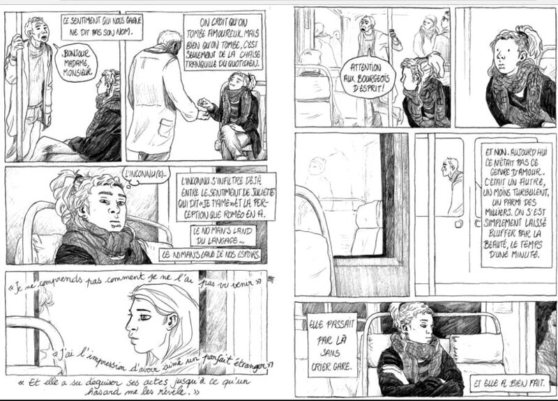 Le Bleu est une Couleur Chaude par Julie Maroh Planche originale