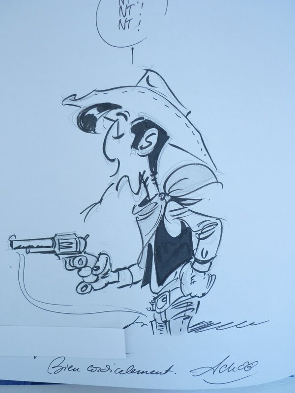 Lucky Luke by Achdé - Sketch