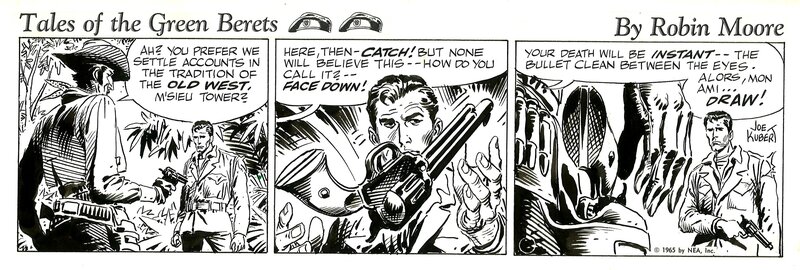 Joe Kubert, Tales of the Green Berets . Semaine 11 Jour 6 . - Comic Strip