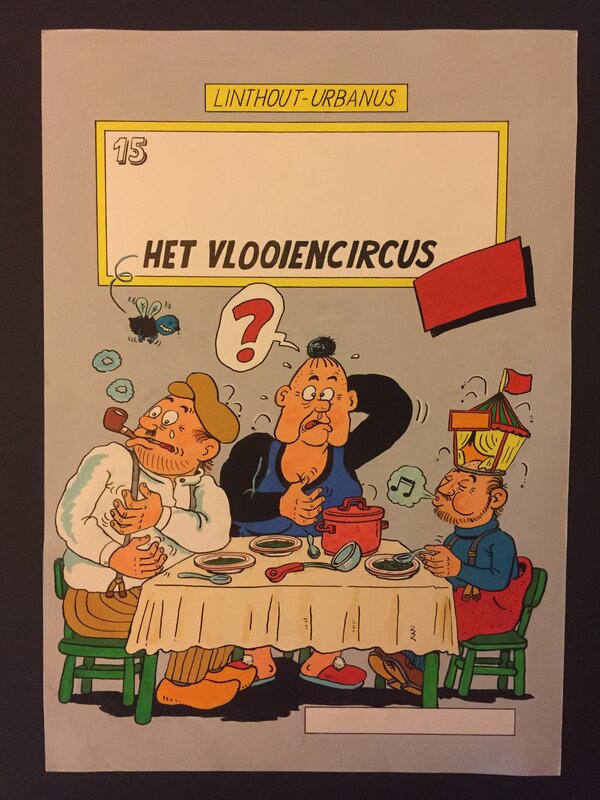 Willy Linthout, Urbanus # 15: het vlooiencircus - Couverture originale