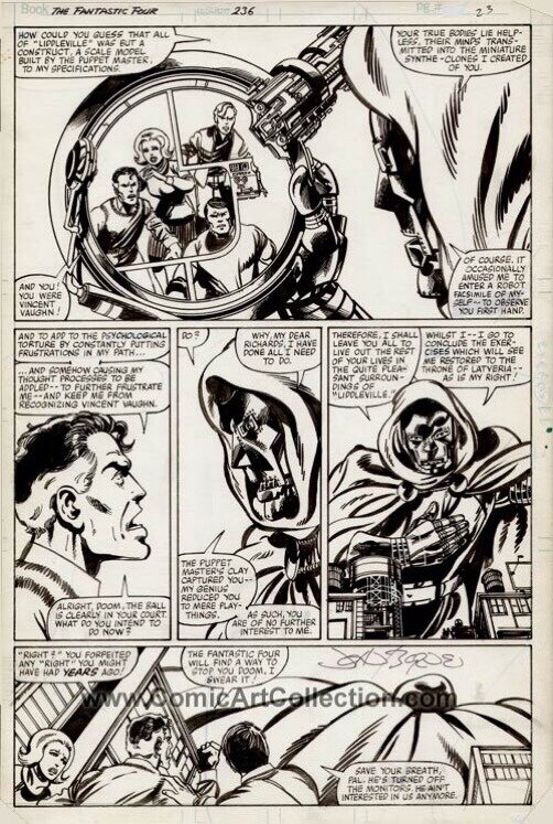 Fantastic Four 236 par John Byrne - Planche originale